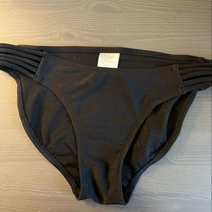 Black bathing suit bottoms